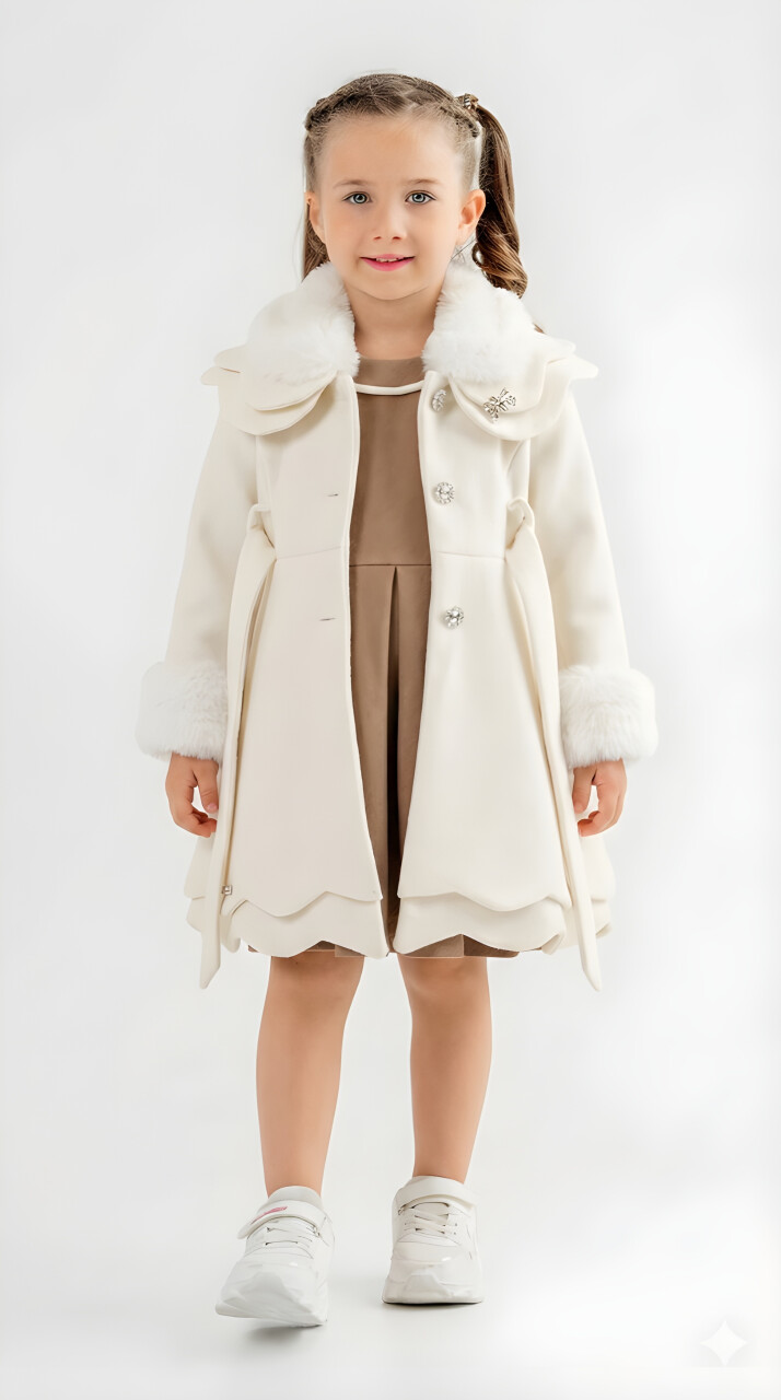 فستان بناتي من عمر 2 إلى 6 سنوات 602 - 1