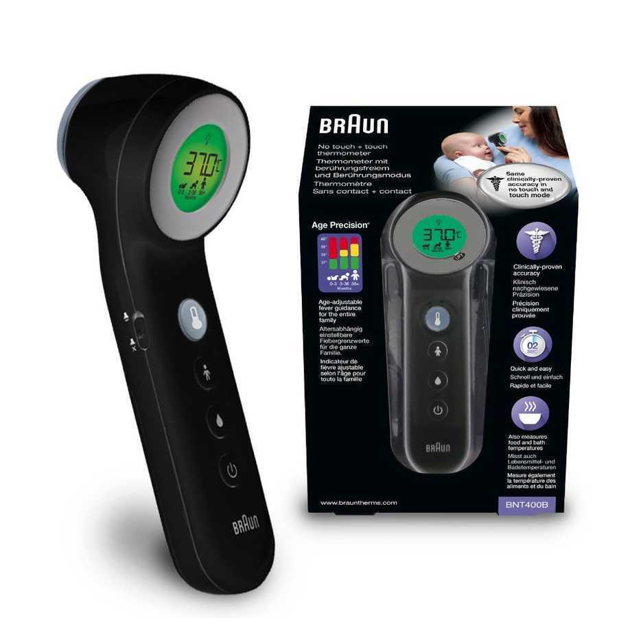Braun BNT400 Temassız Alından Ateş Ölçer Siyah - 7