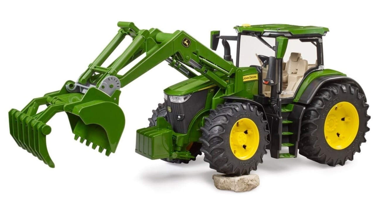 جرار جون ديري 7R 350 مع دلو - 3