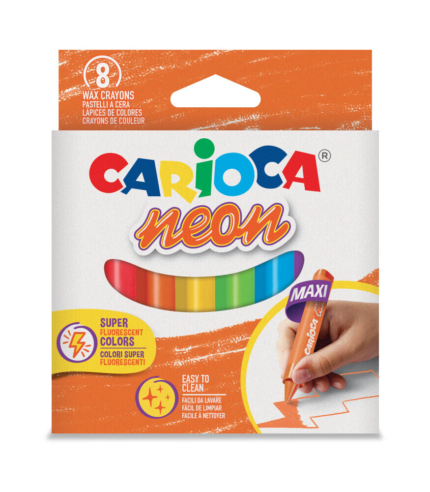 Carioca Pastel Boya Kalemi Fosforlu 8'Li - 1