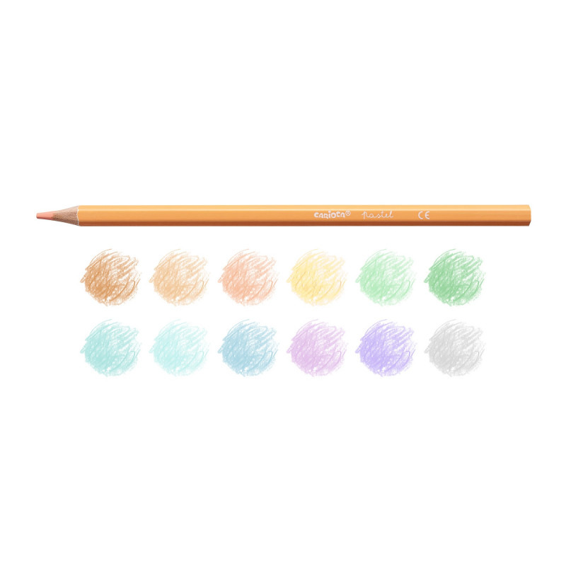 Carioca Pastel Renk Kuru Boya Kalemi 12'Li - 2