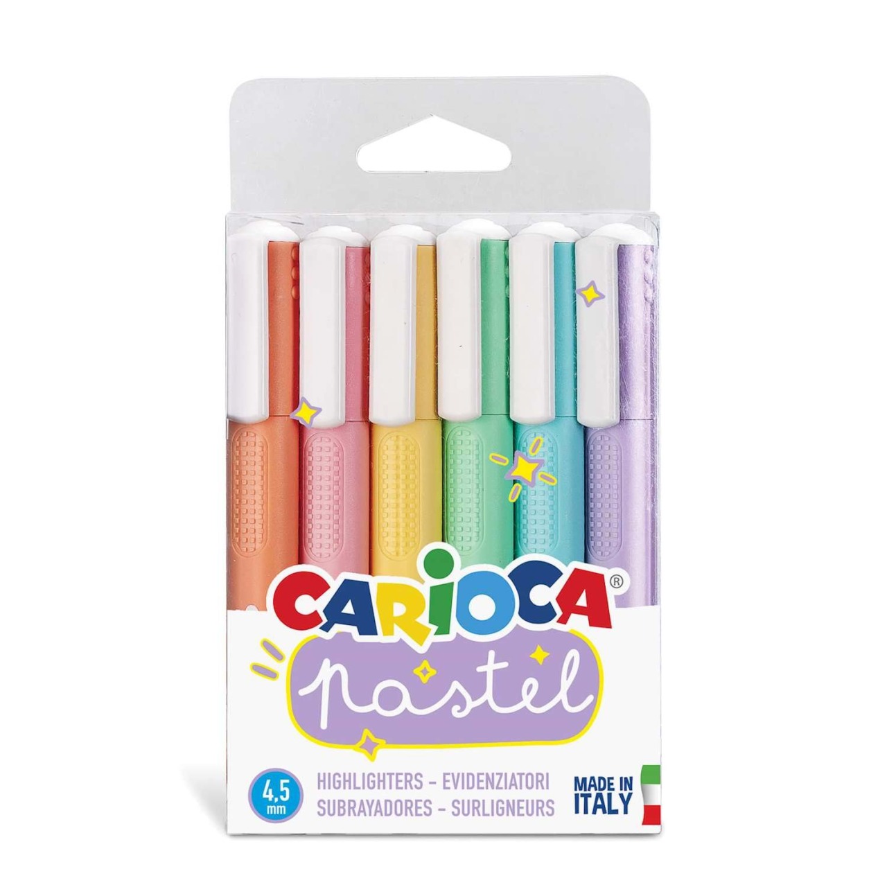 Carioca Pastel Renkler İşaretleme Kalemi 6'Lı - 1