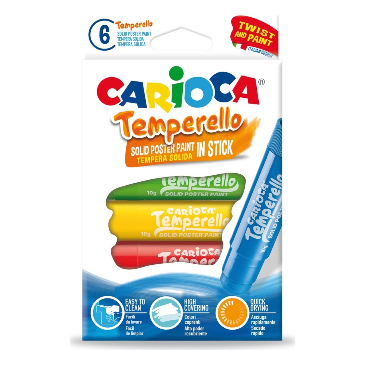 Carioca Temperello Stick Poster Boya Kalemi 6'Lı - 1