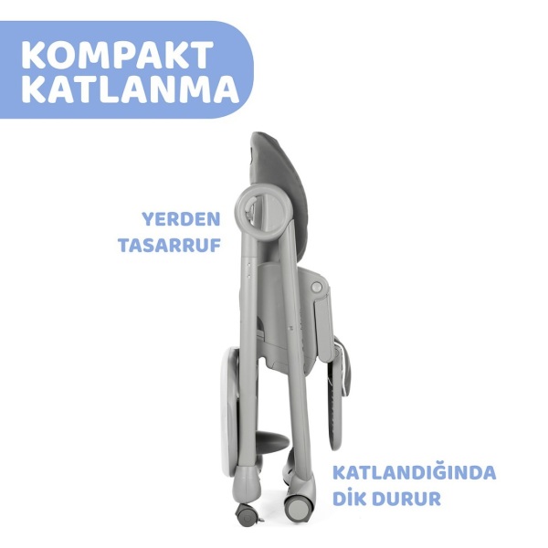 كرسي الأطفال تشيكو بولي ماجيك ريلاكس باللون الرمادي المختلط - 5