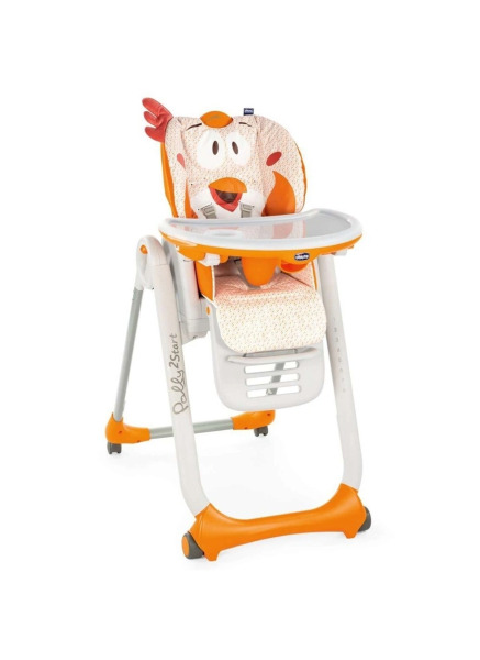 كرسي الأطفال المرتفع Chicco Polly 2 Start Fancy Chicken - Chicco