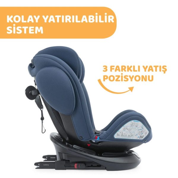 مقعد سيارة شيكو يونيكو بلس 0-36 كجم، حبر هندي - 4