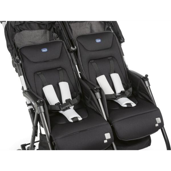 عربة أطفال توأم من شيكو أوهلالا - لون أسود ليلي - 5