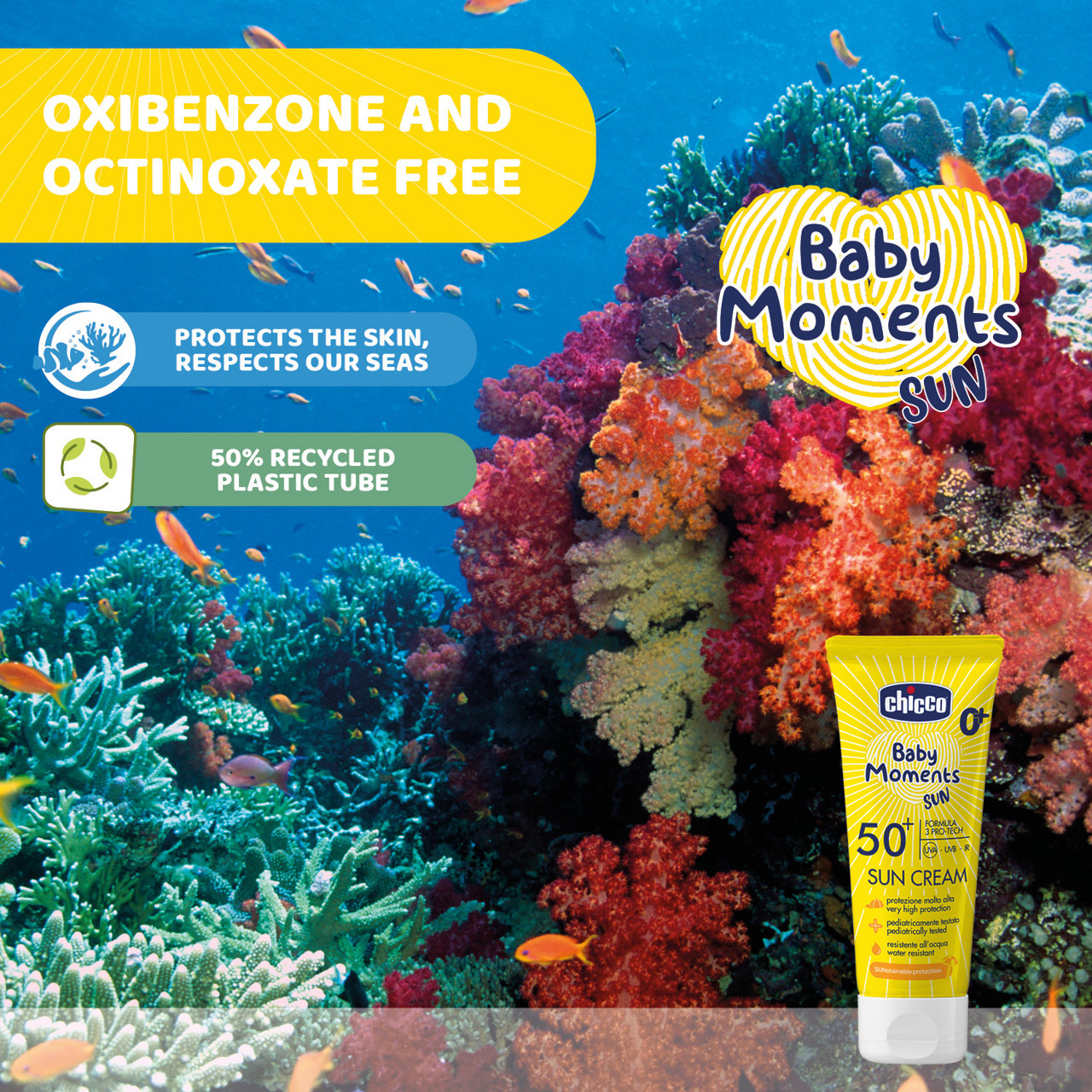 Chicco Baby Moments Sun Güneş Kremi Spf 50+ 75 ml + After Sun Hediye - 7