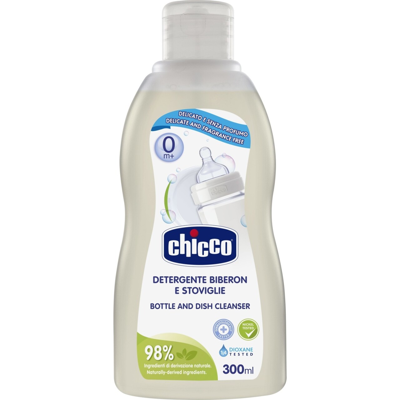 Chicco Biberon Emzik ve Beslenme Gereçleri Temizleyici 300 ml - 1