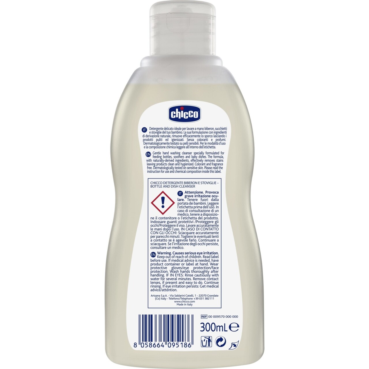 Chicco Biberon Emzik ve Beslenme Gereçleri Temizleyici 300 ml - 2