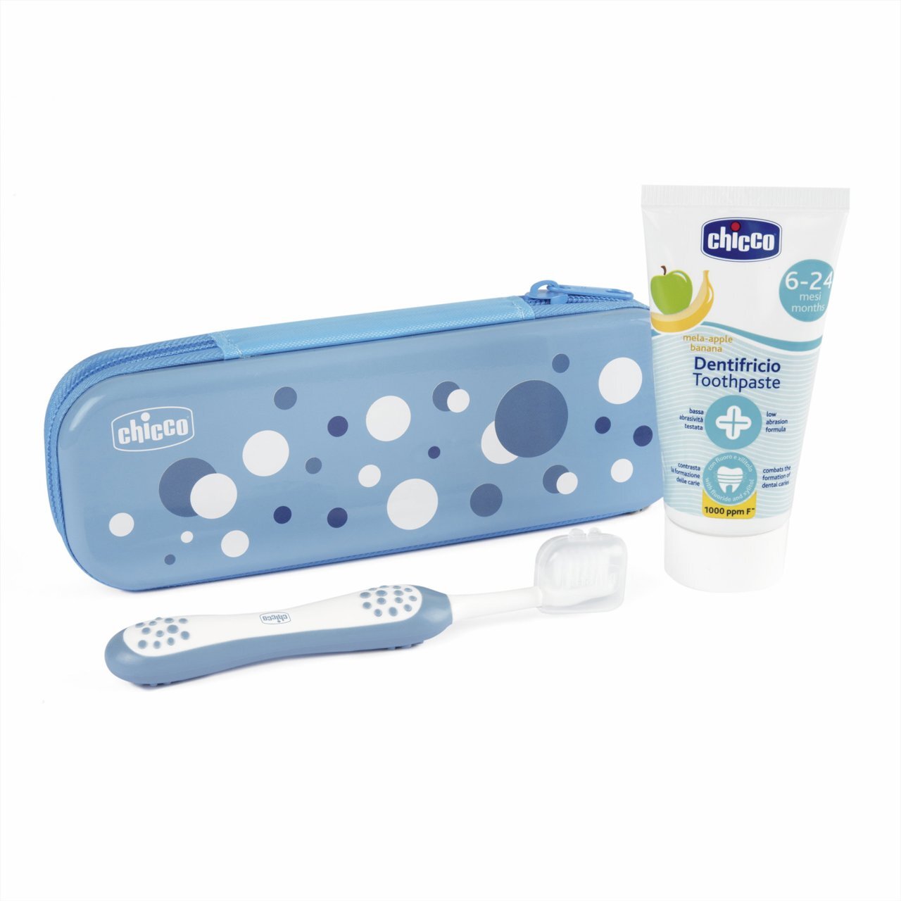 Chicco Diş Fırçası Seti 6+ Ay Blue - 1