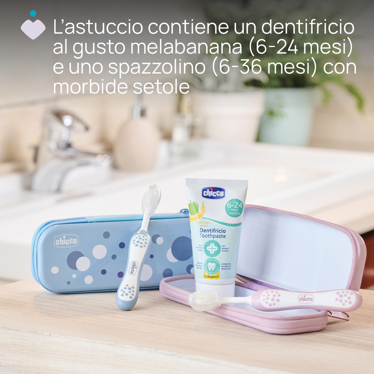 Chicco Diş Fırçası Seti 6+ Ay Lila - 4