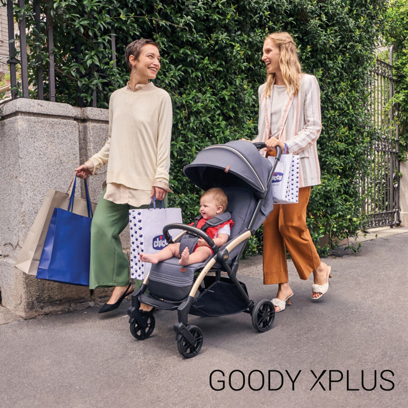 Chicco Goody XPlus Bebek Arabası Black Re Lux - 2