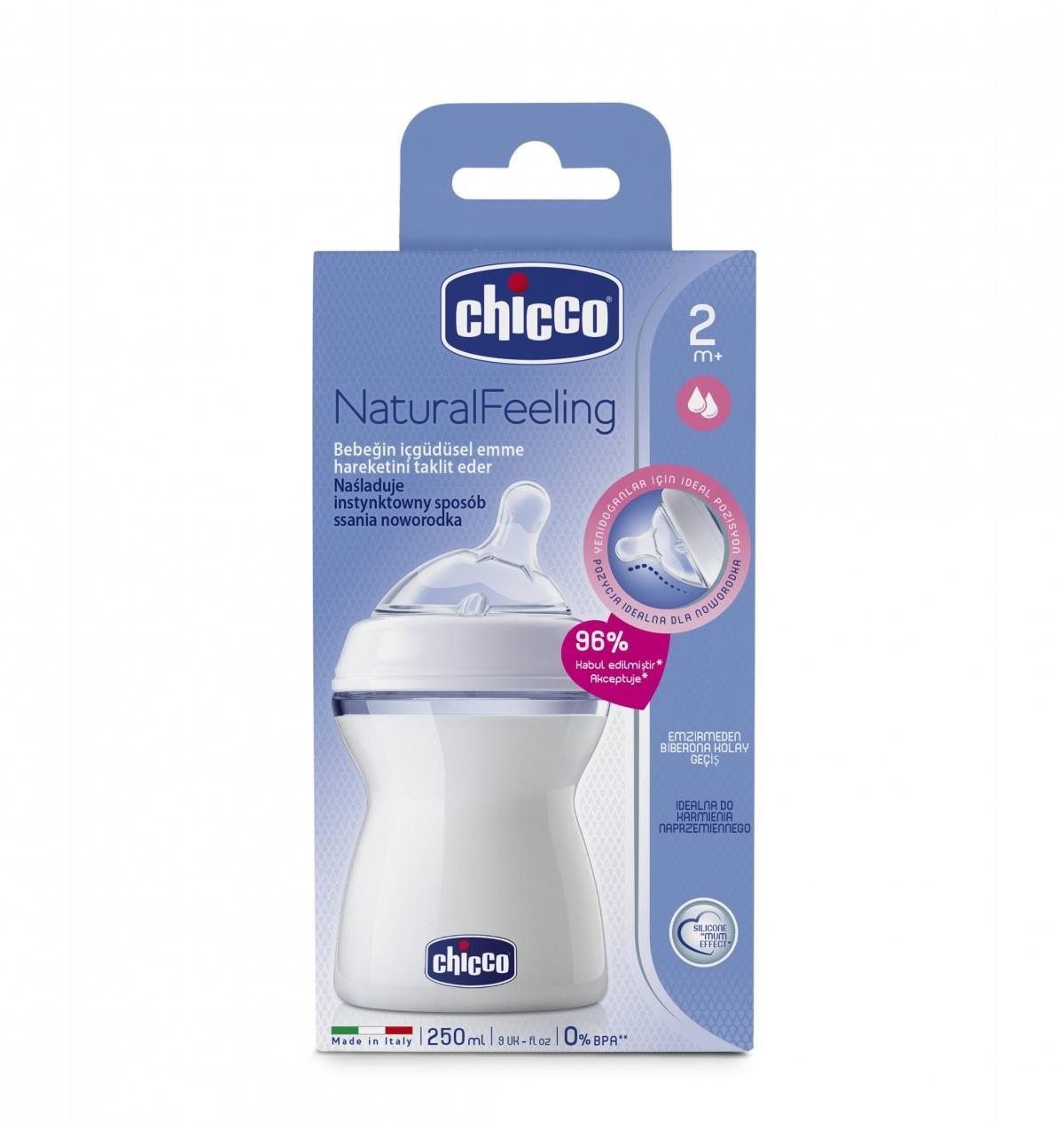 Chicco NaturalFeeling PP Biberon 2 Ay+ 250 ml - 2