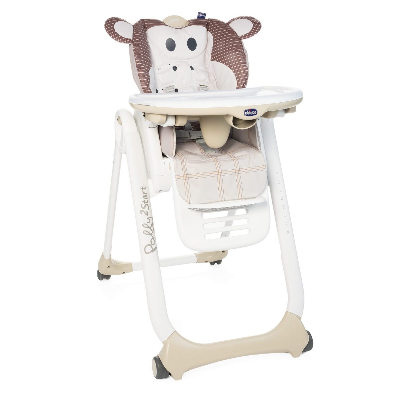 Chicco Polly 2 Start Mama Sandalyesi Monkey - 1