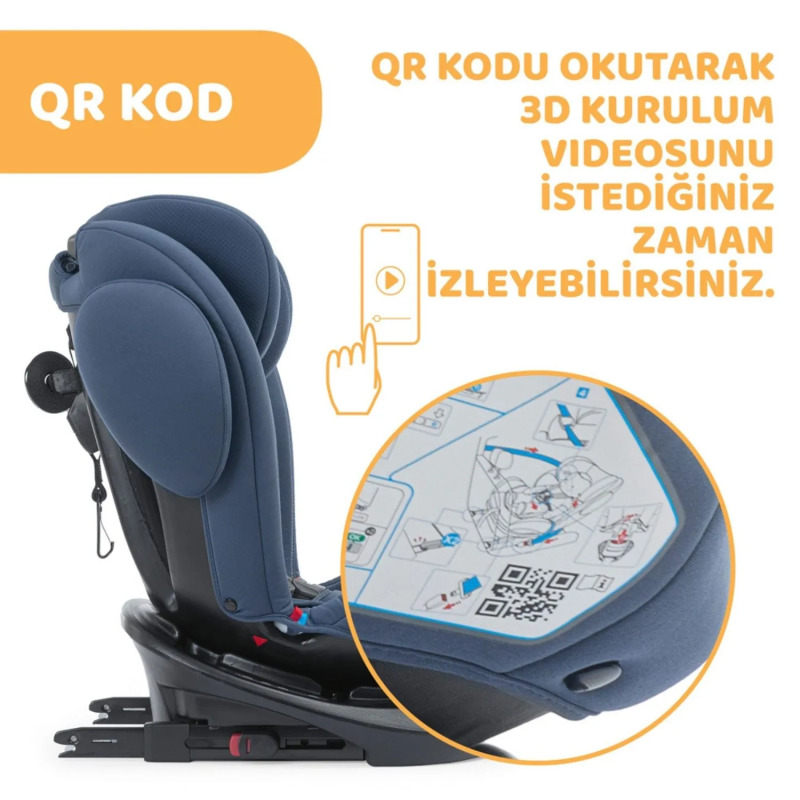 Chicco Unico Plus 0-36 Kg Oto Koltuğu İndia İnk - 8