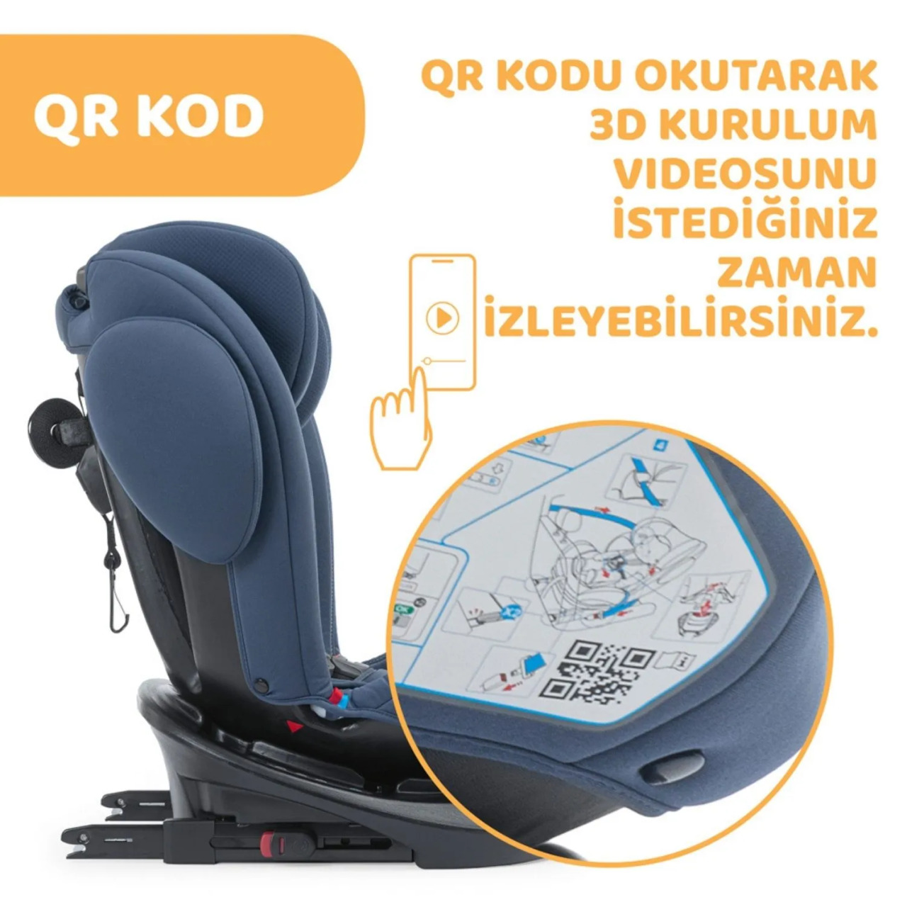 Chicco Unico Plus 0-36 Kg Oto Koltuğu İndia İnk - 8
