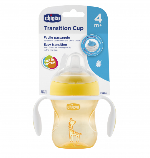 Chicco Yumuşak Uçlu Geçiş Bardağı 4 Ay+ 200 ml Unisex - 5