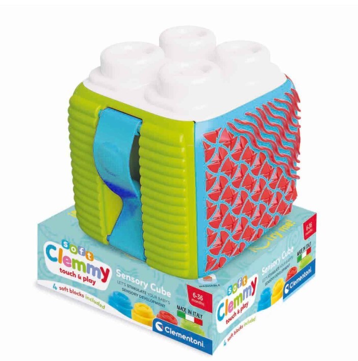 Clementoni Baby Soft Clemmy Yumuşak Blok Duyusal Küp 17902 - 4