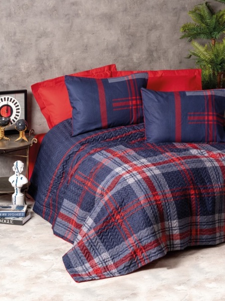 طقم قطن بوكس ​​رجالي رانفورس كامل مفرد ابيل احمر - Cotton Box