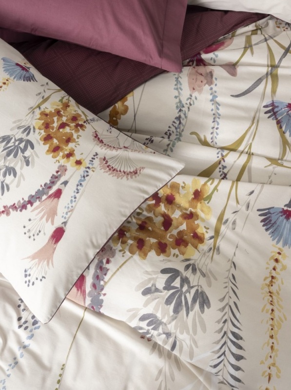 Cotton Box Complete Set Tek Kişilik Flos Bordo - 2