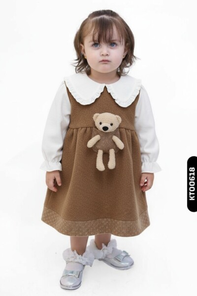 فستان بناتي من عمر 1 إلى 4 سنوات 2871 - Damasqino