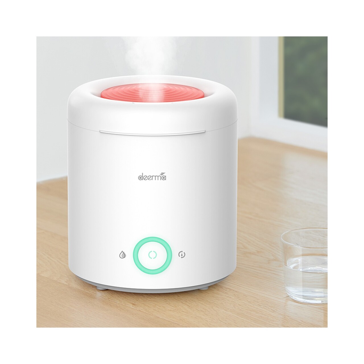 مرطب الهواء البارد بالموجات فوق الصوتية الرقمي Deerma F301 المزود بملء علوي - 1