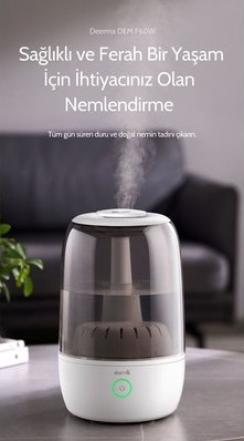 Deerma F60W Dijital Üstten Dolum Ultrasonik Soğuk Hava Nemlendirici - 7
