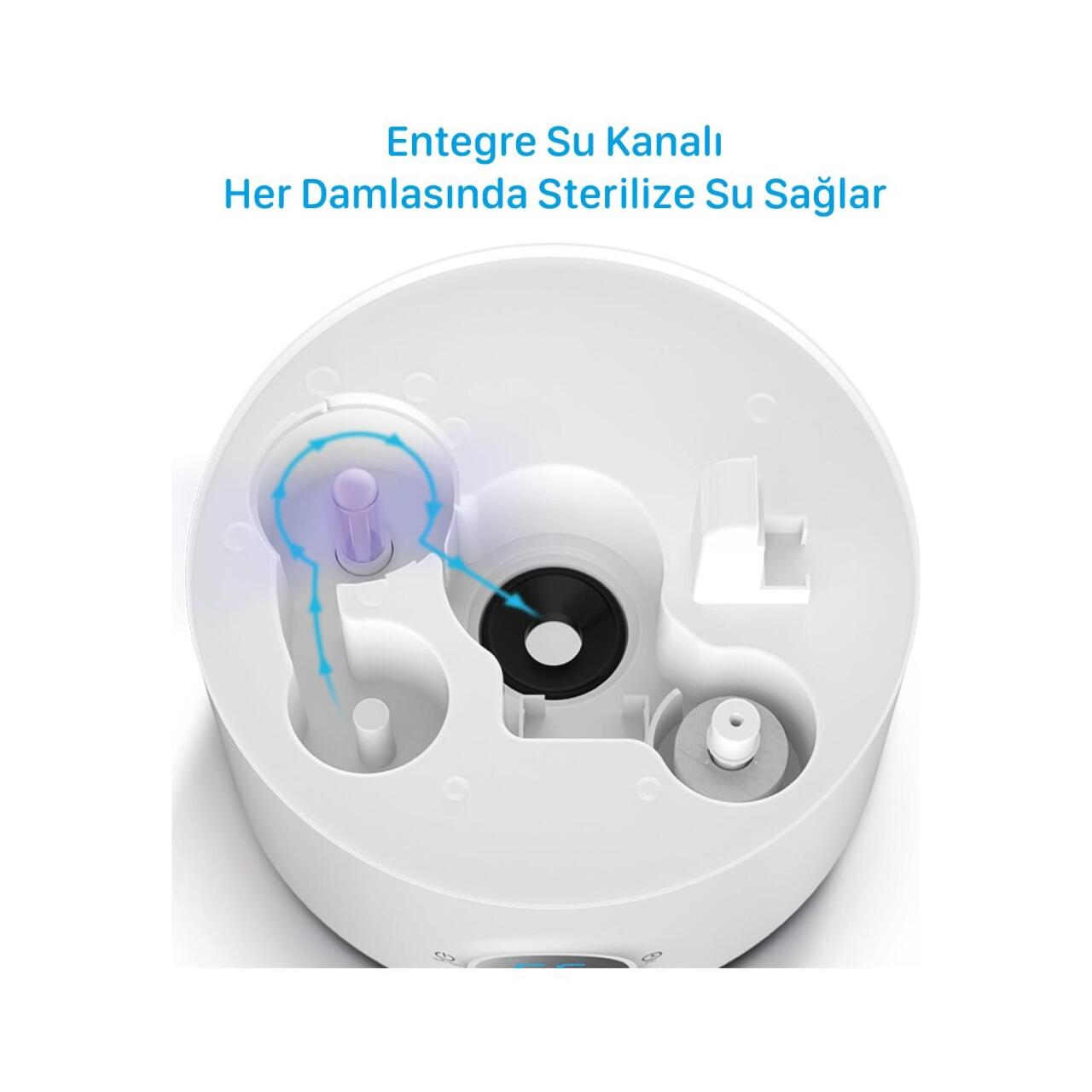 Deerma Ultraviyole Ultrasonic Soğuk Buhar Makinesi F628S - 5