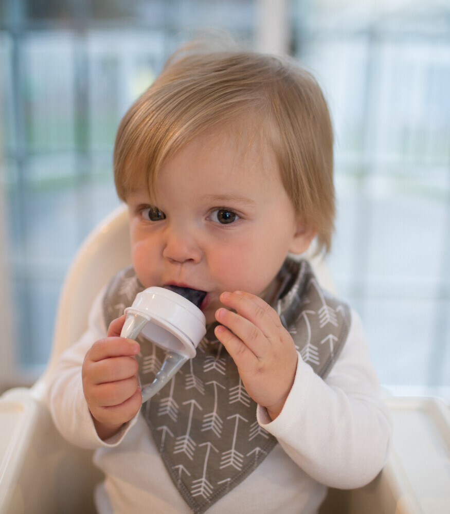 شبكة دكتور براون للخضراوات والفواكه مع غطاء باللون الرمادي - 4