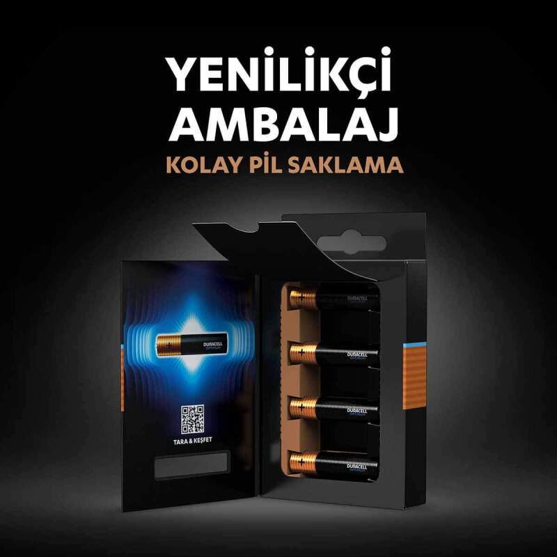 Duracell 4'Lü Optimum AAA Kalem Pil - 5