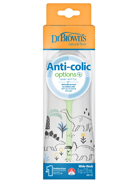Dr.Brown's Geniş Ağız PP Antikolik Options Biberon 270 ml Erkek - Dr Brown's