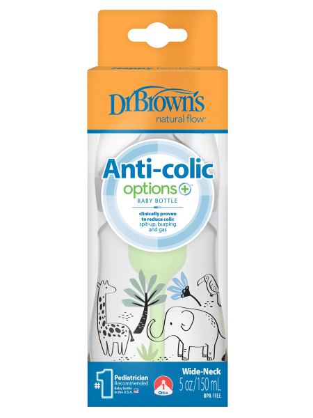 Dr.Brown's Geniş Ağız PP Antikolik Options Biberon 150 ml Erkek - Dr Brown's
