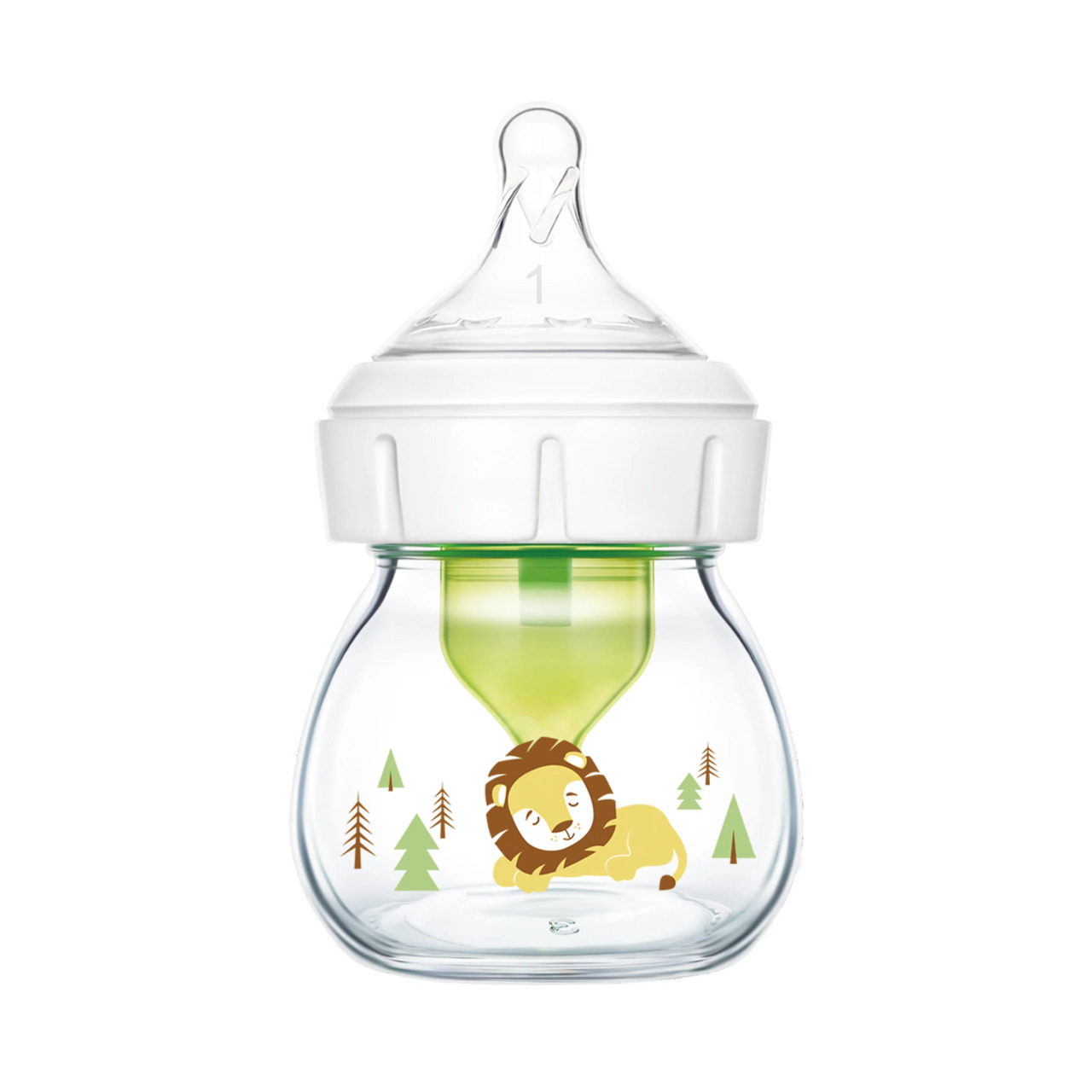 Dr.Brown's Geniş Ağız Anti Kolik Options+ Cam Biberon 60 ml - 1