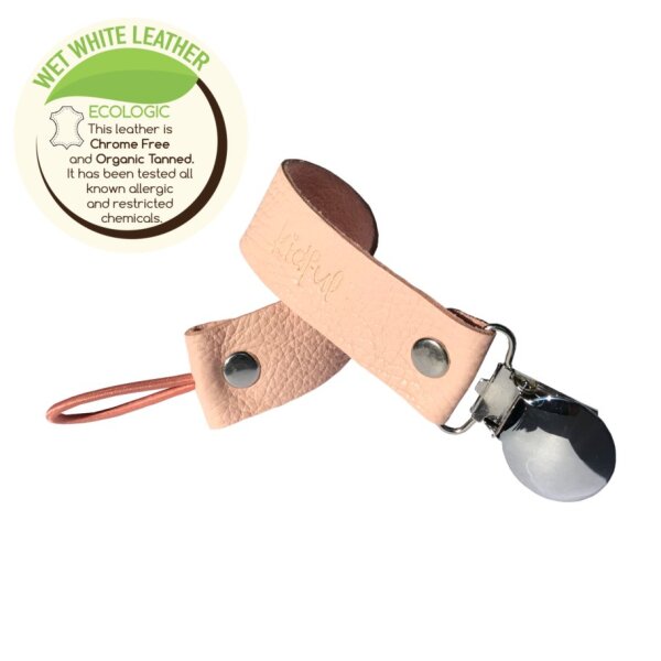 Kidful Bitkisel Boyalı Emzik Askısı Blush - Kidful