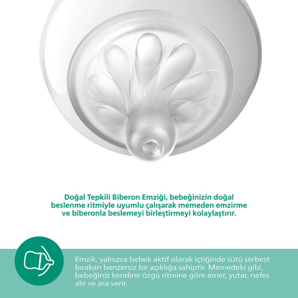 Philips Avent Doğal Tepkili Natural Response Cam Biberon 240 ml 1+ Ay - 2