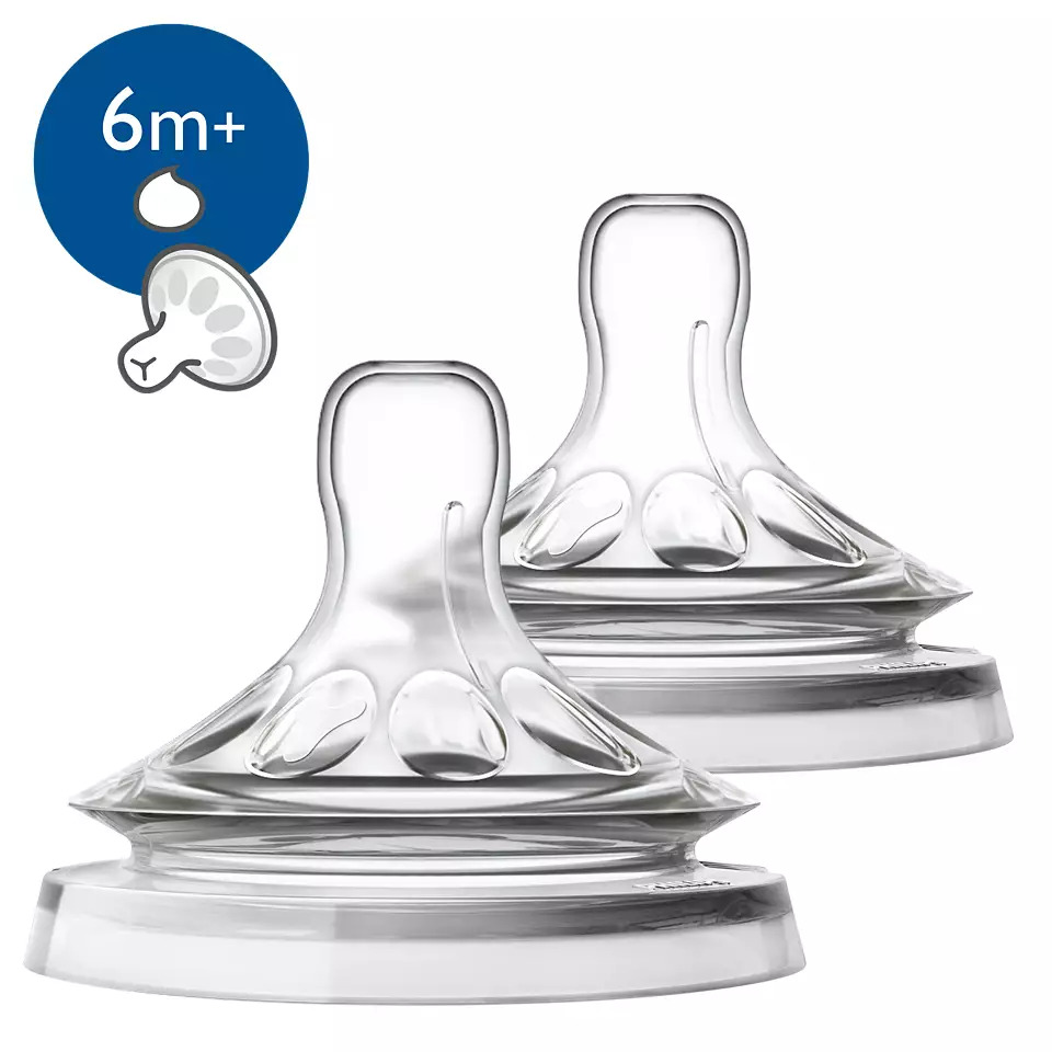 Philips Avent Natural Biberon Emziği Y Kesik 6 Ay+ 2'Li - 1