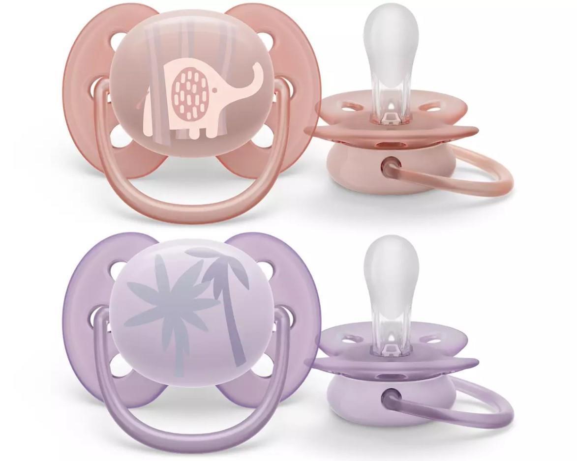 Philips Avent Ultra Yumuşak Emzik 0-6 Ay Kız - 2