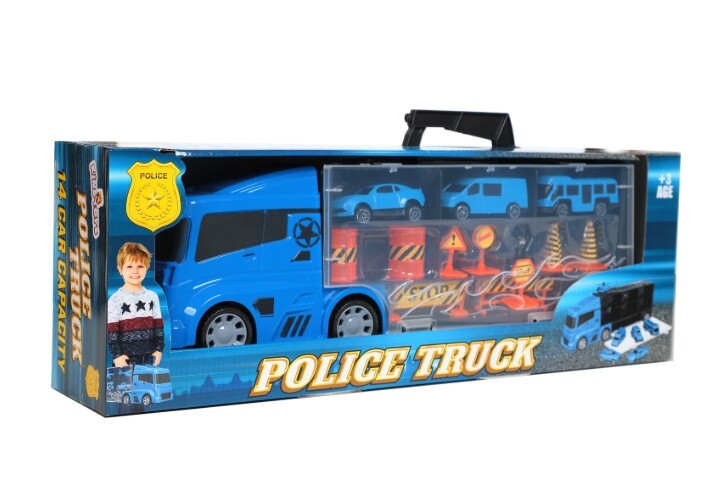 Engin Oyuncak Tır Polis Araçlar - 1
