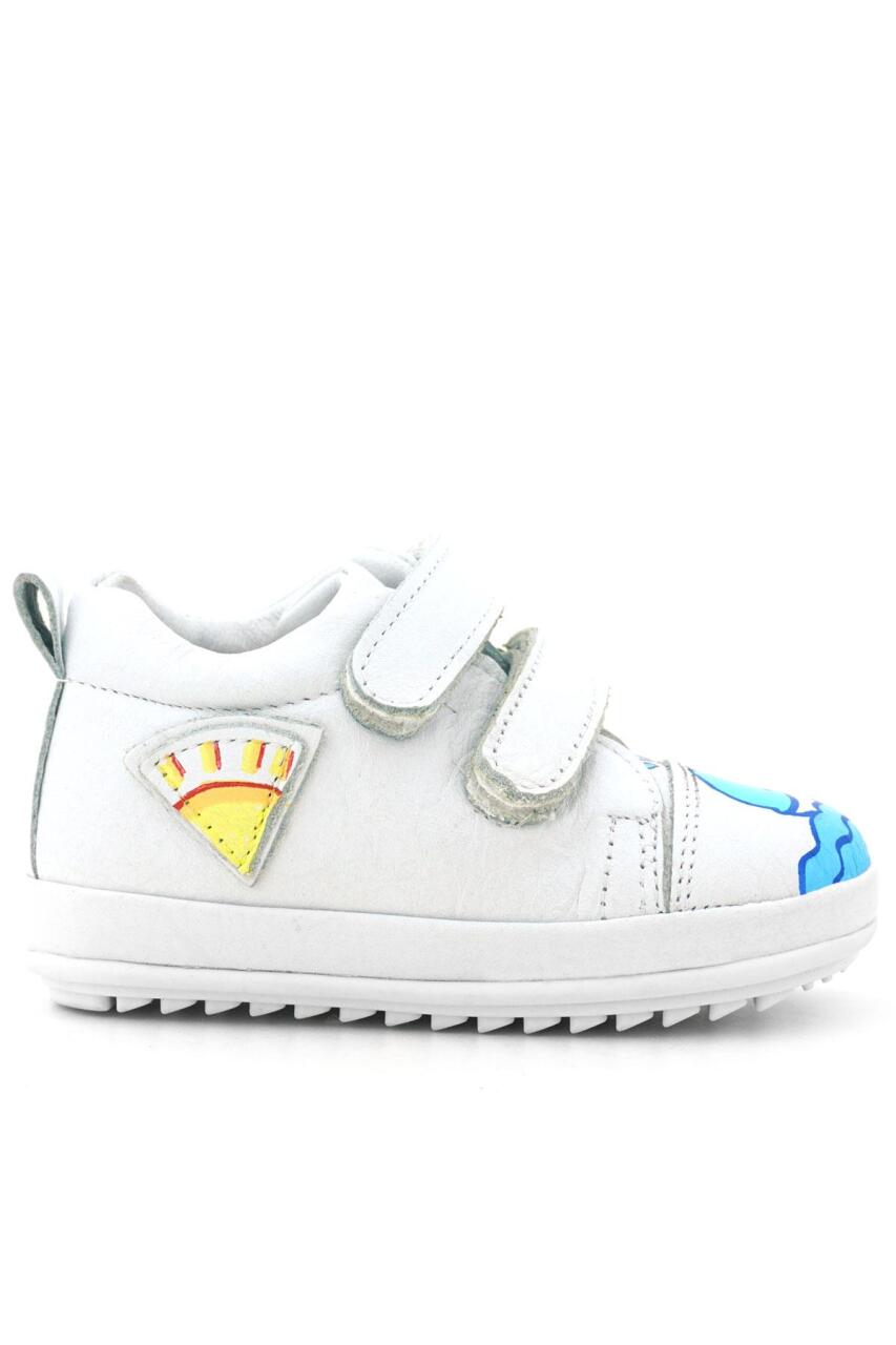 Rakerplus Tbons Özel Tasarım Scrat Hakiki Deri Beyaz İlk Adım Ayakkabısı - 3