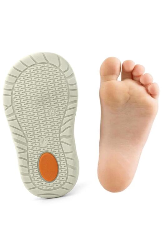 Rakerplus Schaggy Hakiki Deri Mavi Bebek Spor Ayakkabı - 6