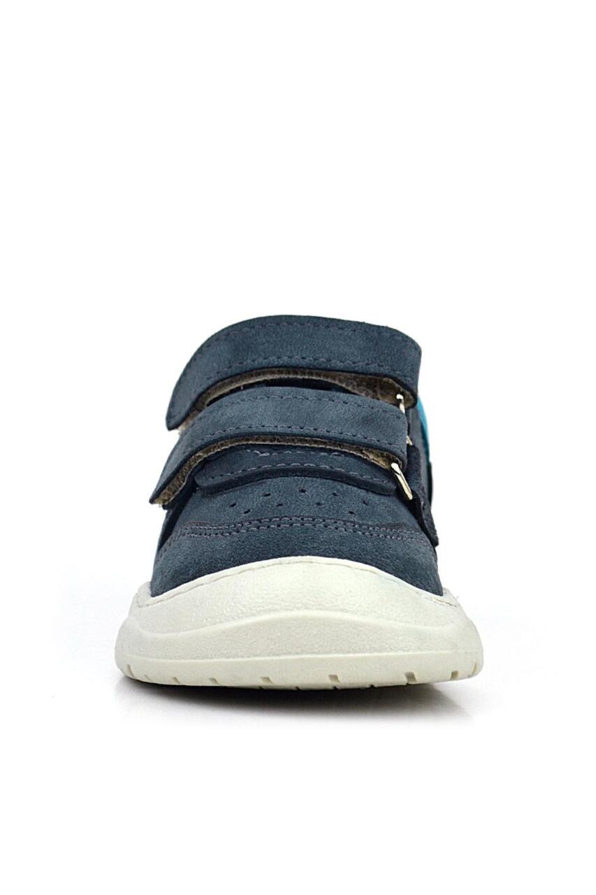 Rakerplus Schaggy Hakiki Deri Gri Bebek Spor Ayakkabı - 3