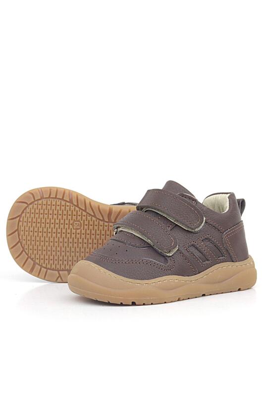 Rakerplus Schaggy Hakiki Deri Kahverengi Bebek Spor Ayakkabı - 5