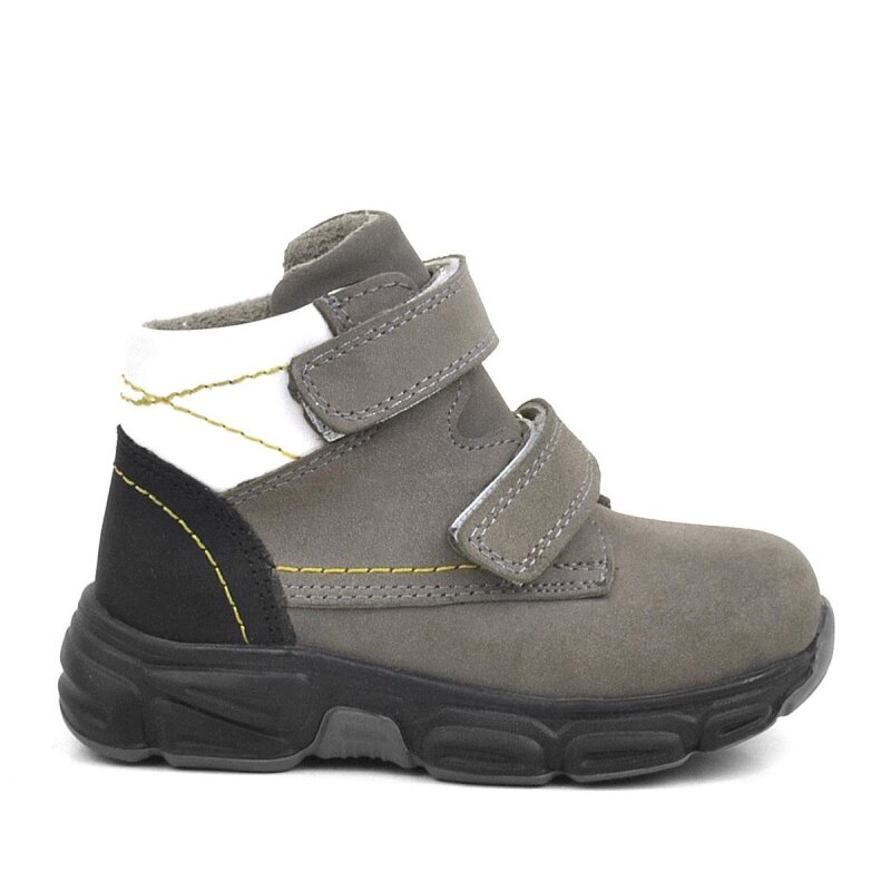 Rakerplus Hakiki Deri Gri Nubuk Bebek Spor Bot Ayakkabı - 2