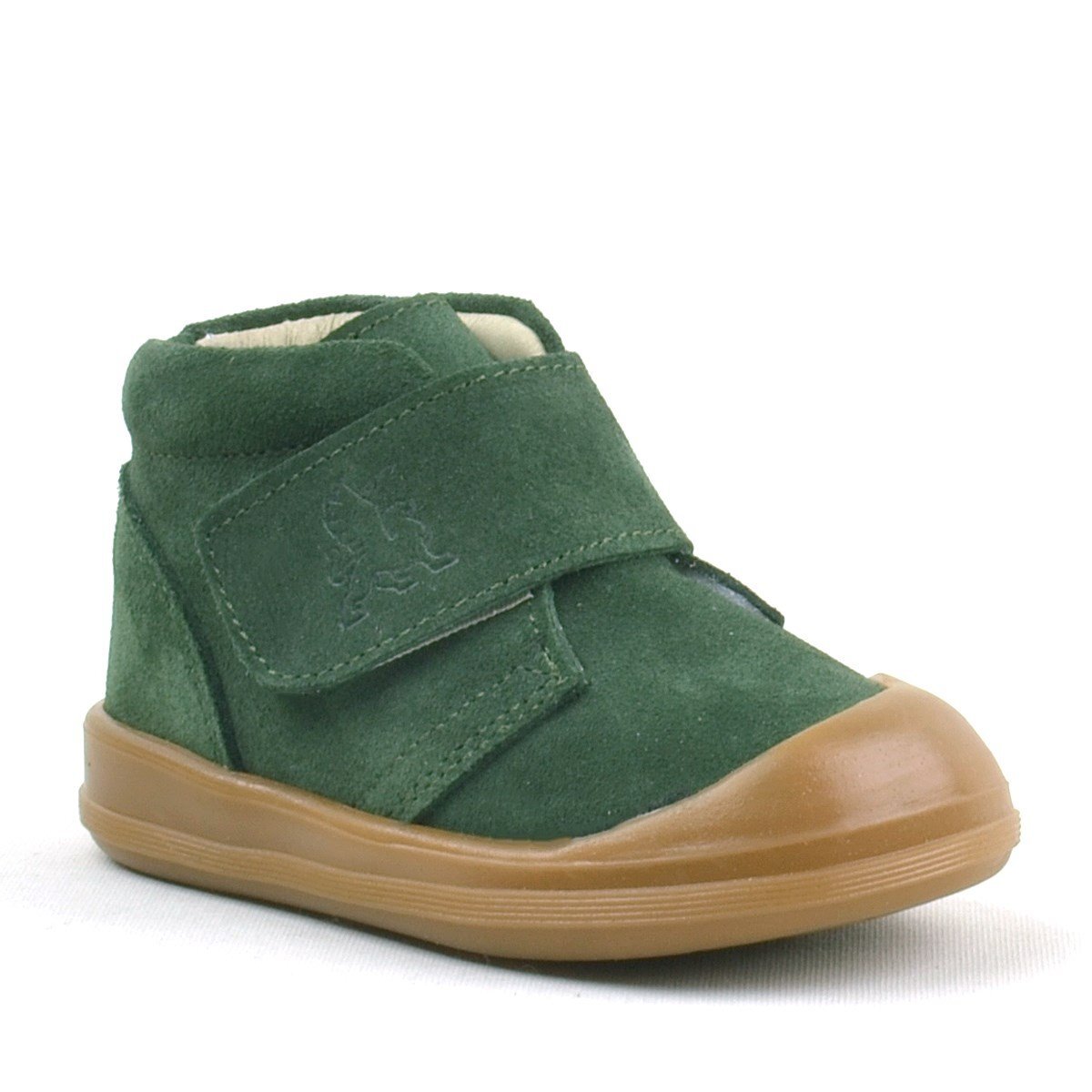 Rakerplus Yoohoo Hakiki Deri Yeşil Cırtlı Unisex Bebek Bot - 1