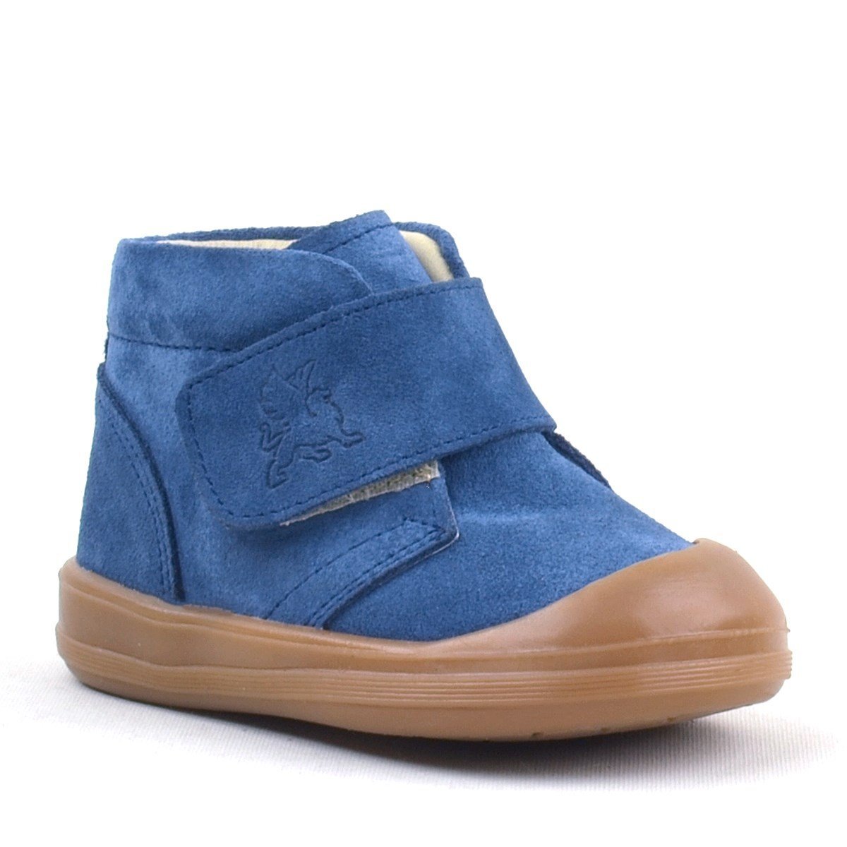 Rakerplus Yoohoo Hakiki Deri Lacivert Cırtlı Unisex Bebek Bot - 1