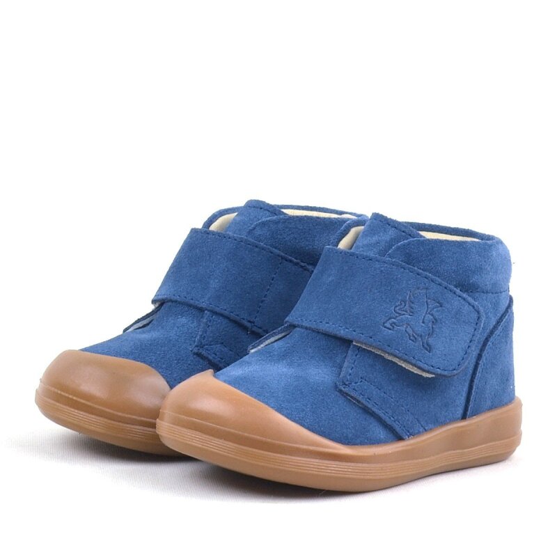 Rakerplus Yoohoo Hakiki Deri Lacivert Cırtlı Unisex Bebek Bot - 4