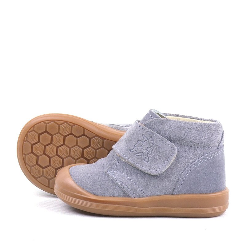 Rakerplus Yoohoo Hakiki Deri Gri Cırtlı Unisex Bebek Bot - 6