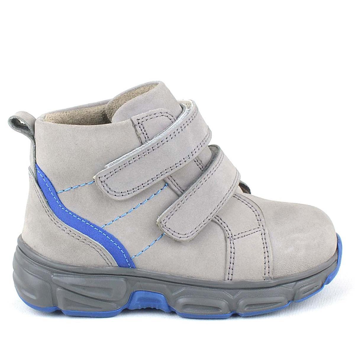 Rakerplus Hakiki Deri Gri Cırtlı Spor Erkek Bebek Bot - 2
