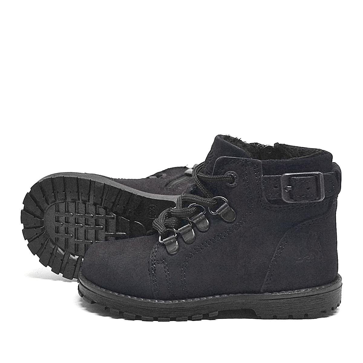 Rakerplus Griffon Hakiki Deri Siyah Fermuarlı Çocuk Bot - 4